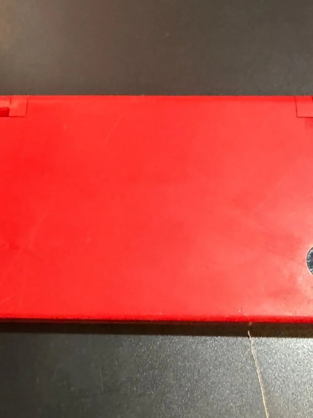 Nintendo DSi Red Handheld System Console with Charger & 4 Games w/ Case TESTED!